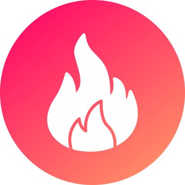 şenlik ateşi ikonu vektör illüstrasyonu