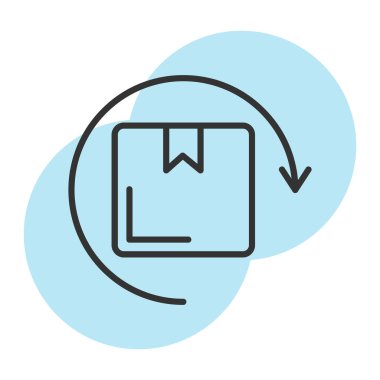 Simge indir. ince çizgi tasarımı ve dış hat vektör simgeleri.