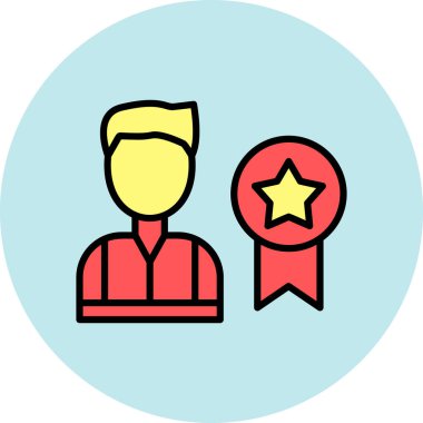 Ödül. Web simgesi basit illüstrasyon