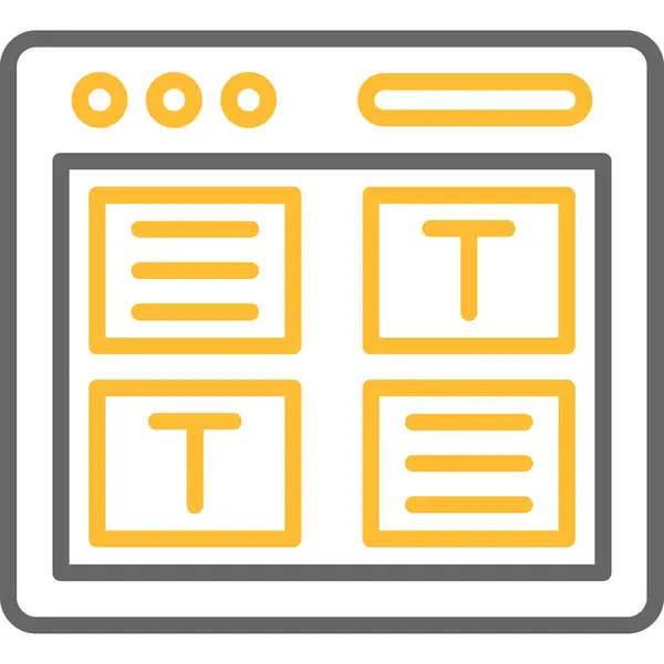 tarayıcı pencere vektör simgesi