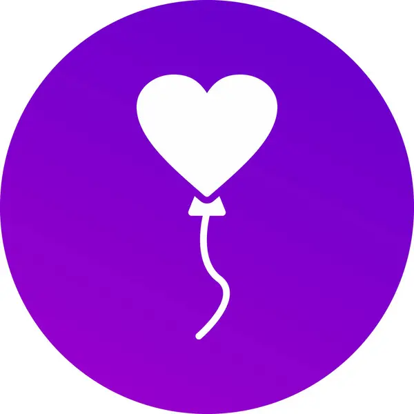 Kalp ikonu vektör illüstrasyonu