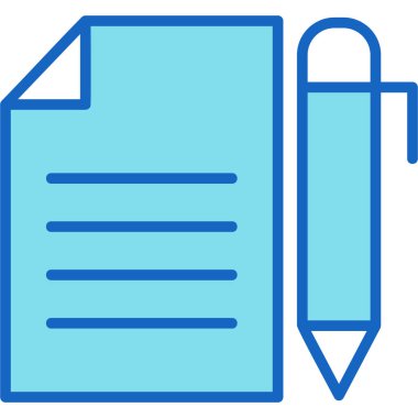 kalem simgesinin vektör illüstrasyonu