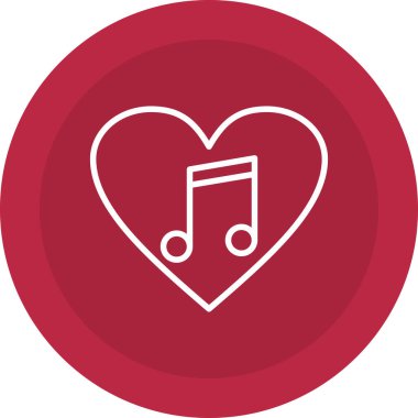 kalp simgesi, vektör illüstrasyonu