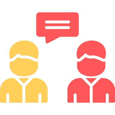 Konuşma baloncukları ikon vektör çizimi