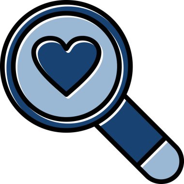 kalp simgesi, vektör illüstrasyonu