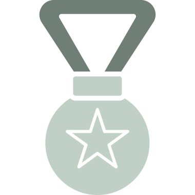 Madalya. Web simgesi vektör illüstrasyonu