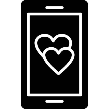 akıllı telefon simgesi vektör illüstrasyonu