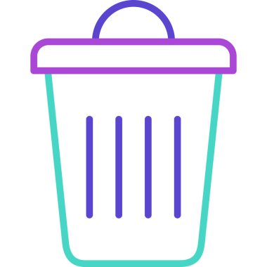 Çöp. Web simgesi basit tasarım