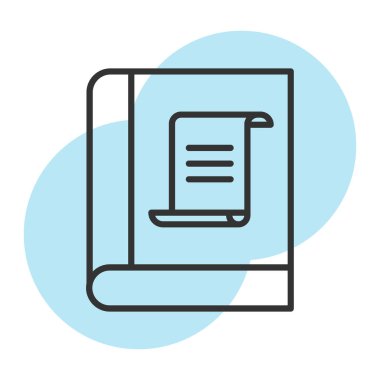 kitap ve akıllı telefon izole edilmiş ikon vektör illüstrasyon tasarımı