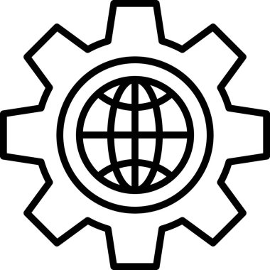 dişli küresel simge