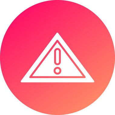 vektör uyarı simgesi illüstrasyonu