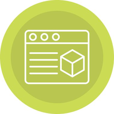 seo modern simgesinin vektör illüstrasyonu