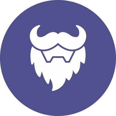 Sakallı bir adamın vektör çizimi