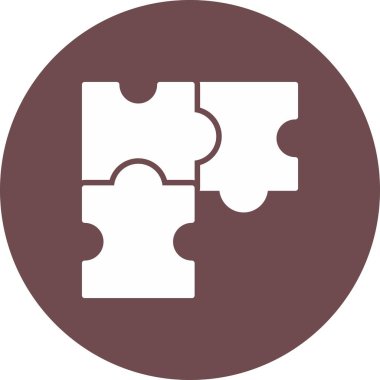 yapboz simgesinin vektör illüstrasyonu