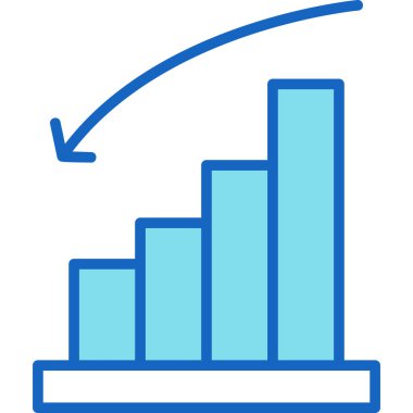 grafik ikonu vektör illüstrasyonu