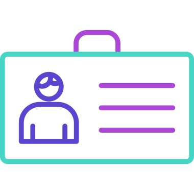 İş simgesinin vektör illüstrasyonu