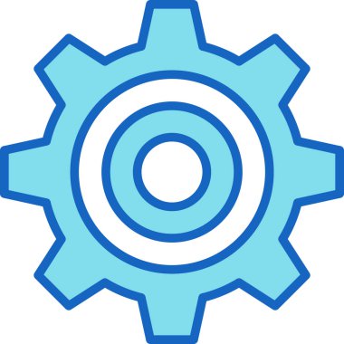 Teçhizat Web simgesi basit illüstrasyon