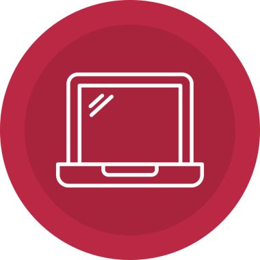 Modern bilgisayar simgesinin vektör illüstrasyonu