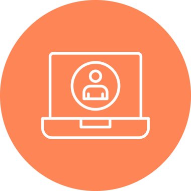 vektör dizüstü bilgisayar simgesi