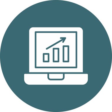 grafik simgesinin vektör illüstrasyonu