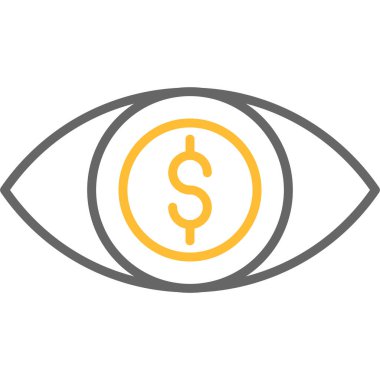 para göz simgesi, basit tasarım