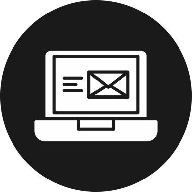 dizüstü e- posta simgesi doldurulmuş biçimdeName