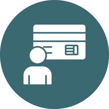 kart simge vektör çizim