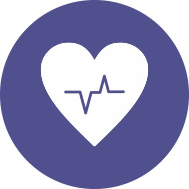 Puls modern simgesinin vektör illüstrasyonu