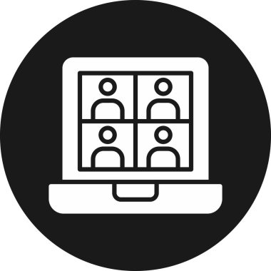 seo modern simgesinin vektör illüstrasyonu