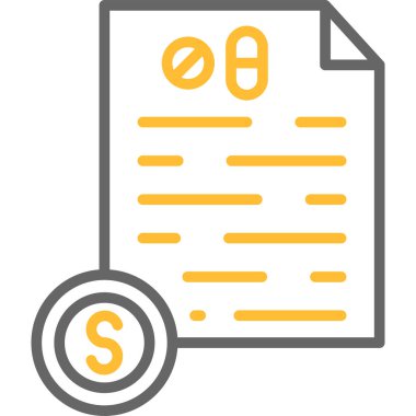 Sözleşme. Web simgesi basit illüstrasyon