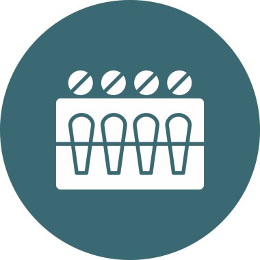 Modern b 'nin vektör illüstrasyonunda müziğin eksik simgesi