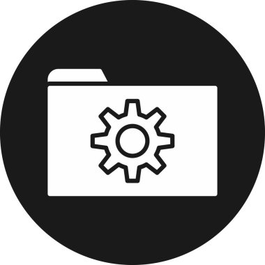 Seo simgesinin vektör illüstrasyonu