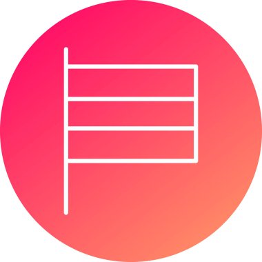 bayrak simgesi, vektör illüstrasyonu