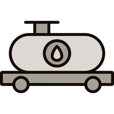 tren simgesi vektör illüstrasyonu