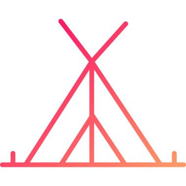 Köprü. Web simgesi basit illüstrasyon