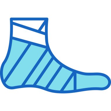 Çorap. Web simgesi basit illüstrasyon