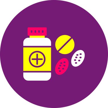 Tıbbi ve sağlık simgesinin vektör illüstrasyonu