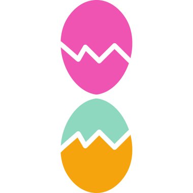 Yumurta. Web simgesi basit illüstrasyon