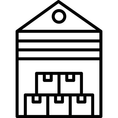 Bina inşaat vektör simgesi