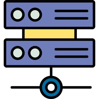 ağ web simgesi basit illüstrasyon