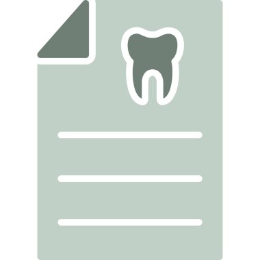 diş simgesi vektör illüstrasyonu