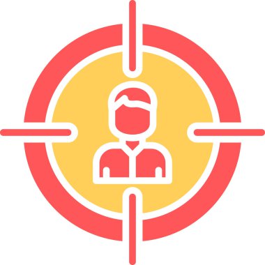 Modern insan simgesinin vektör çizimi