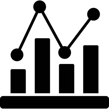 grafik ikonu vektör illüstrasyonu