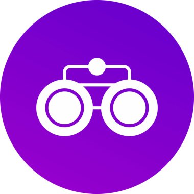 Dürbün. Web simgesi basit illüstrasyon