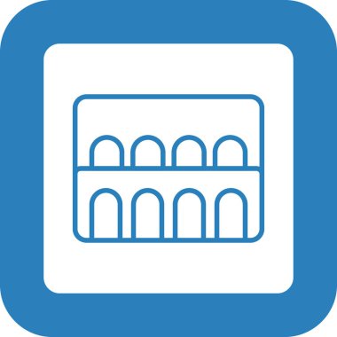 bina simgesi, vektör illüstrasyonu