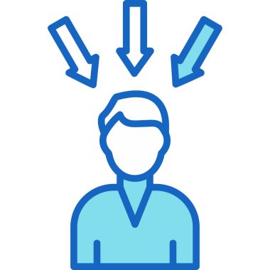 iş adamı simgesi vektör illüstrasyonu