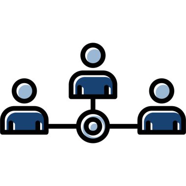 ağ paylaşım simgesi çizimi