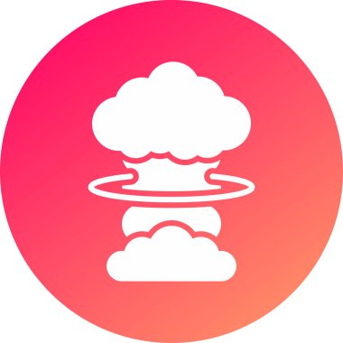 Güzel Ateş Kabartma Vektörü Simgesi