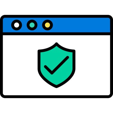 Web renk simgesi, vektör illüstrasyonu