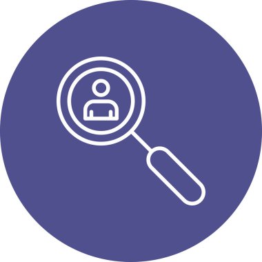 Ara. Web simgesi basit illüstrasyon